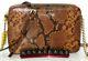 Michael Kors Jet Set Luggage Embossed Leather Large Ew Crossbody Bag Nwt$198
