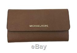 Michael Kors Jet Set Travel Chain Shoulder Tote + LARGE Trifold Wallet Luggage