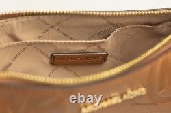 Michael Kors Jet Set Travel Small Luggage Embossed Leather Tech Crossbody Bag