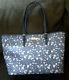 Michael Kors Jet Set Xl Travel Tote Navy Pink Floral Or Med Fawn Luggage Leather