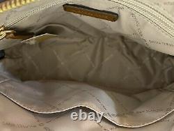 Michael Kors Jet set Travel Medium Emmy Dome Luggage Leather Cross Body Bag