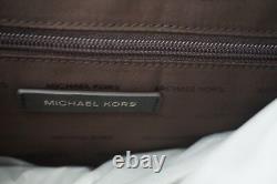 Michael Kors Men's Signature Jet Set Brown Studded Large Messenger Bag