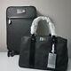 Michael Kors Signature Black Travel Trolley & Carry On Bag Luggage Set