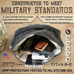 Mission Darkness X2 Faraday Duffel Bag + Removable MOLLE Pouch RF Blocking Set