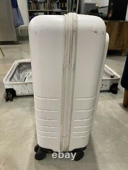 Monos Luggage Set Check In Medium & Carry On Pro White & Terrazzo Hardshell