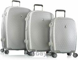 Motif Neige 3Pcs Luggage Set Suitcase Carry On (21,26,30) (Silver)