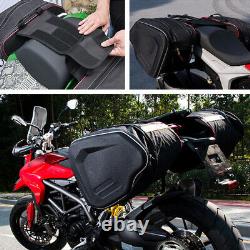 Motorcycle outdoor travel helmet bag saddle bag waterproof double side bag SET
