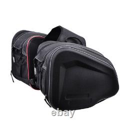 Motorcycle outdoor travel helmet bag saddle bag waterproof double side bag SET