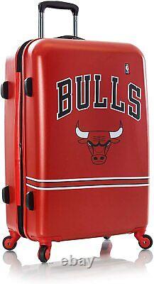 NBA Basketball Chicago Bulls Spinner Luggage Set 2 Pcs Carry On Suitcase