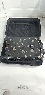 NEW? Disney Minnie Mouse FUL Spinner Suitcase Set 25 & 21 Hard Luggage BLACK