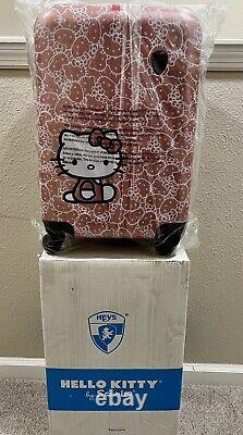 NEW! Hello Kitty Luggage and Beauty Case 2-Pc Set