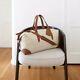 New Henny & Lev Weekender Canvas Bag And Pouch The Zoe Set Same Day Ship