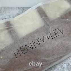 NEW Henny & Lev Weekender Canvas Bag and Pouch The Zoe Set SAME DAY SHIP