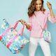 New Lilly Pulitzer 2 Pc Luggage Set Carry On Duffel Crossbody Bag Fished My Wish