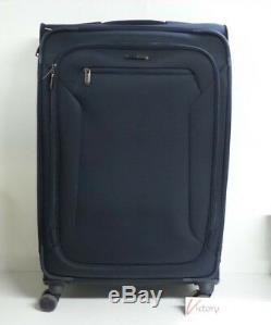 NEW Samsonite Explore Eco 2-Piece Softside Spinner Set Luggage Navy Suitcase