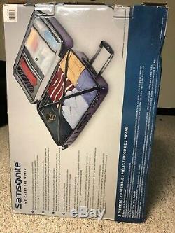 NEW Samsonite Tech 2.0 2-Piece Hardside Luggage Set, Purple (27 and 20)