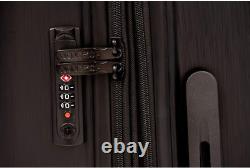 NEW YORK Luggage Expandable Spinner Wheels Hard Side Shell Travel Suitcase Set 3