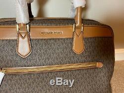 NWT Authentic MICHAEL KORS Trolley Suitcase Carry on Duffle Travel Set of 2