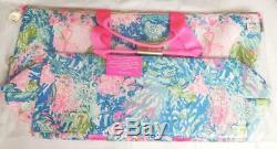 NWT Lilly Pulitzer 2pc Set GWP Duffle Bag and Crossbody Bag Fished My Wish
