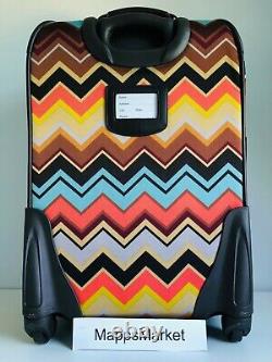 NWT MISSONI For Target Zig Zag 21 Carryon 360 Spinner Suitcase + Accessory Set