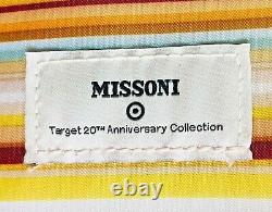 NWT MISSONI for Target Zig Zag 28 360 Spinner Suitcase + Travel Accessory Set