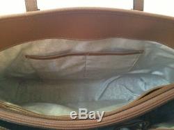 NWT Michael Kors Jet Set Travel Medium Multifunction Leather Tote Luggage Brown