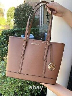 NWT Michael Kors Jet Set Travel Small Top Zip Tote & Trifold Wallet Luggage