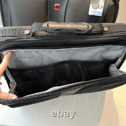 NWT Wenger Patriot Rolling Suitcase Laptop Case 2-Pc Business Set SwissGear Blac