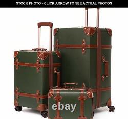NZBZ Vintage Luggage Sets 3 Pieces Luxury Cute Suitcase Retro Trunk Luggage