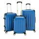 New 3 Pieces Travel Spinner Luggage Set Bag Abs Trolley Carry On Suitcase Withtsa