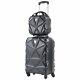 New Amka Gem 2-piece 20-inch Carry-on And Cosmetic Case Spinner Luggage Set