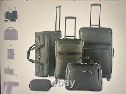 New Bowden Softside black 5-pc. Luggage set