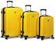 New Dejuno Polycarbonate Upright Light Weight Hard Shell Suitcases Luggage Set