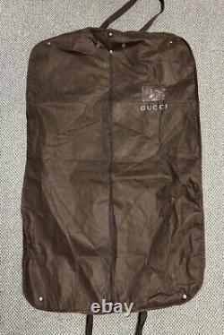 New Gucci Set of Three Black Fabric Dust Cover Garment Bag
