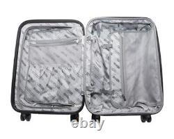 New Kenneth Cole Renegade 3pc Hardside Expandable Spinner Luggage Set Silver
