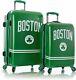 New Nba Basketball Boston Celtics Spinner Luggage Set 2 Pcs Carry On Suitcase