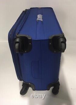 New Pathfinder Revolution Plus Cobalt Blue 3pc Luggage Set Built In Garment Bag
