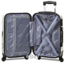 New Rolite 3 Pcs Polycarbnate Hard Shell Suitcase / Travel Luggage Set PARIS