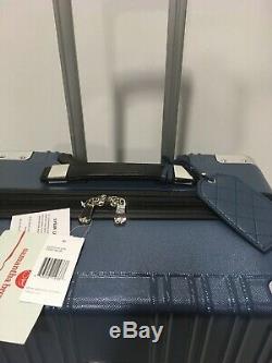 New Samantha Brown Hard Luggage Set Deep Blue 4pc Spinner Wheels Expandable