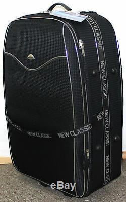 New Set Of 4 Suitcases Wheel Trolley Case Travel Luggage Suitcase Set Black Uk