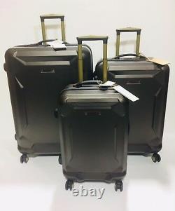 New Timberland Fort Stark Lightweight 3pc Expandable Luggage Set Spinners Mole