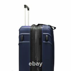 New Traveler's Choice 3 Piece Hardsided Ultra Lightweight Luggage Set Navy