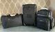 New Tumi Black Alpha 2 Backpack, Carry-on And Satchel Bag Set Black Msrp$1,500