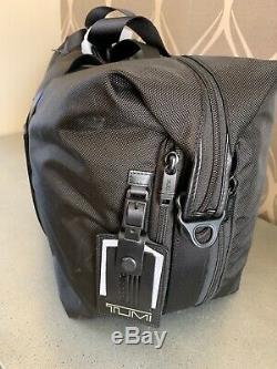 New Tumi Black Alpha 2 Backpack, Carry-On and Satchel Bag Set Black MSRP$1,500