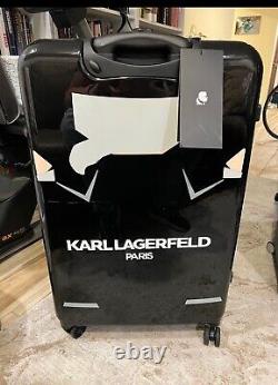 New With Tags Set of 3 Karl Lagerfeld Paris Suitcases 29-inch, 25-inch & 21-inch