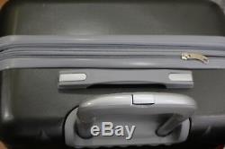 Nwt Dark Grey Abs Spinner Hardcase Suitcase Luggage Upright 302620 3pcs/set