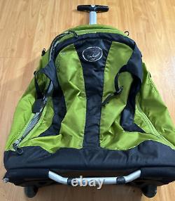 Osprey Ozone Road LT Wheeled Luggage Bag Green 22 Tall Rolling