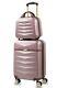 Puiche Jewel Carry-on Cosmetic Luggage, Set Of 2, Rose Gold-tone