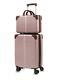 PuÍche Trésor Carry-on Vanity Trunk Luggage, Set Of 2 In Rose Gold-tone