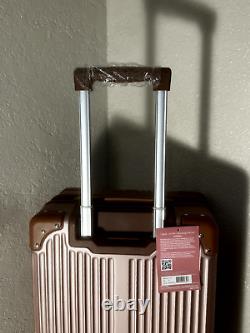 PUÍCHE Trésor Carry-on Vanity Trunk Luggage, Set of 2 In ROSE GOLD-TONE